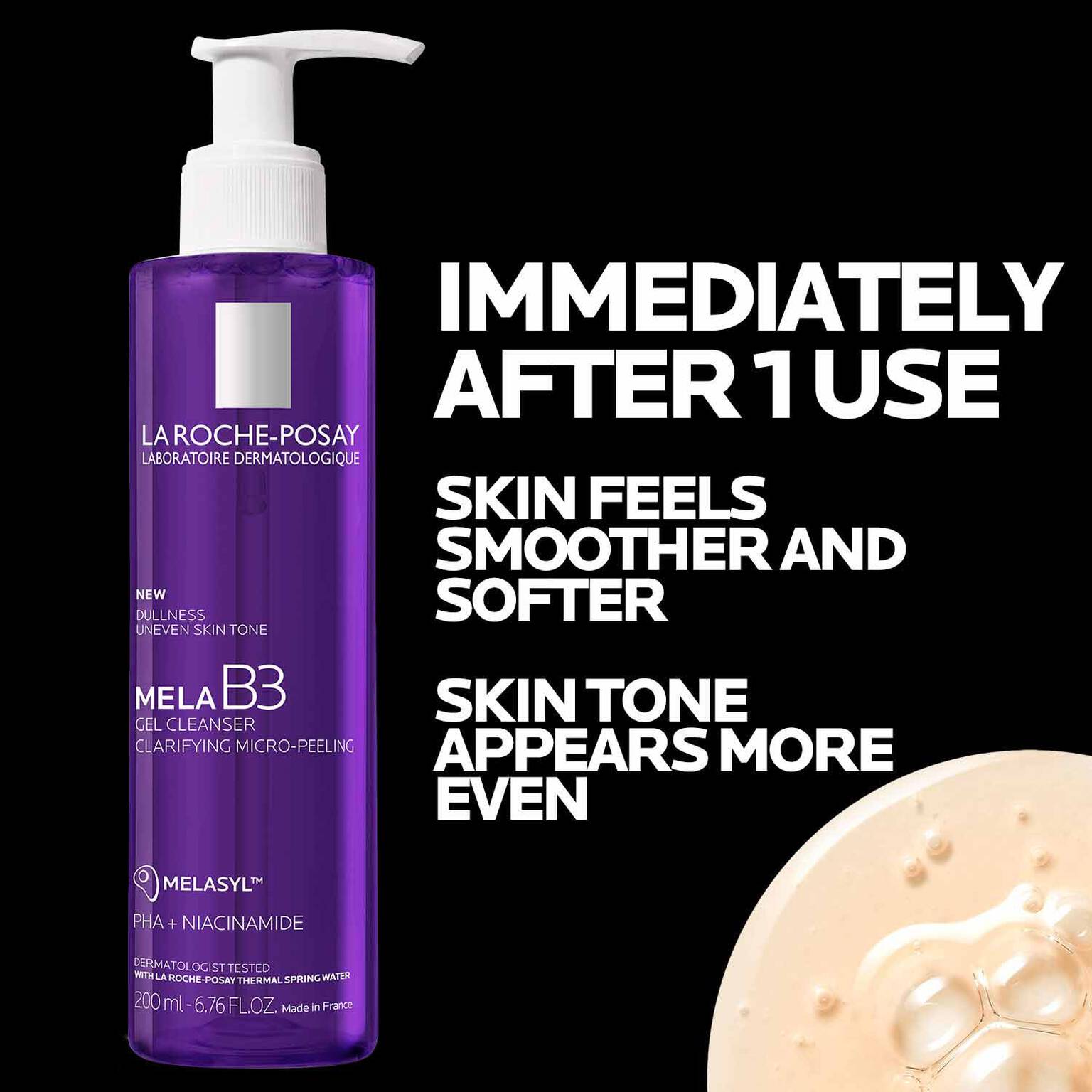 mela-b3-facial-gel-cleanser-with-melasyltm-niacinamide-x4 4_LaRochePosay-Product-MelaB3-MelaB3Cleanser-200ml-03337875890069-Benefits.jpg