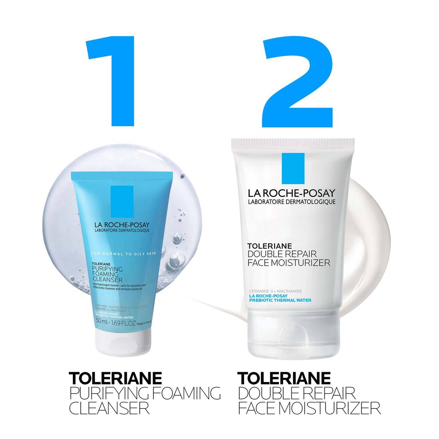 toleriane-purifying-foaming-cleanser-and-toleriane-double-repair-face-moisturizer-travel-set-r0 AmazonSet-TolerianePurifyingCleanser100ml-TolerianeDRM_routine.jpg