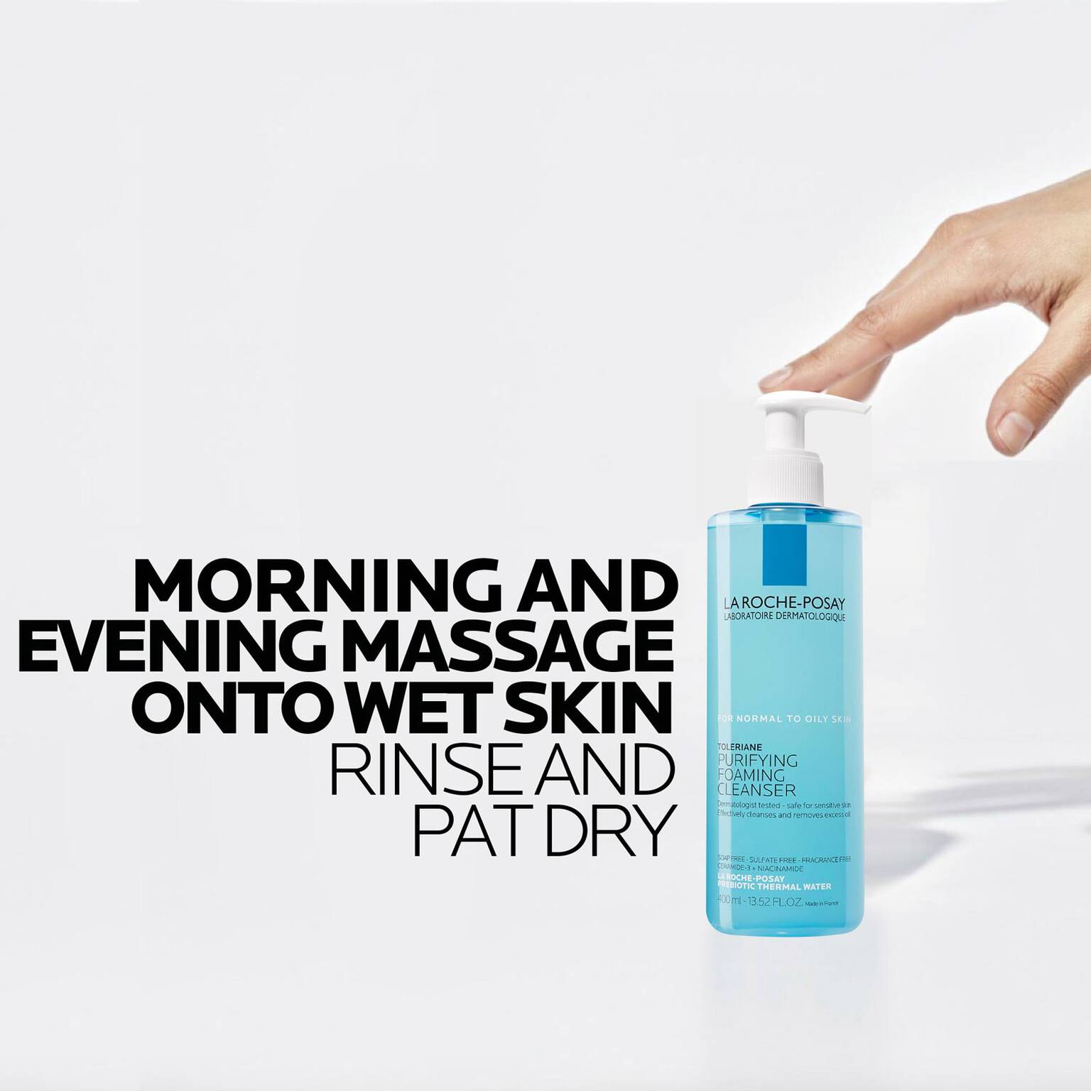 toleriane-purifying-foaming-face-wash-e5 La-Roche-Posay-Face-Cleanser-Toleriane-Purifying-Foaming-Cleanser-400ml-000-3337875545822-howto_REV-1500x1500.jpg